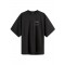 Tricou Represent Revere Manor, Oversized fit Black