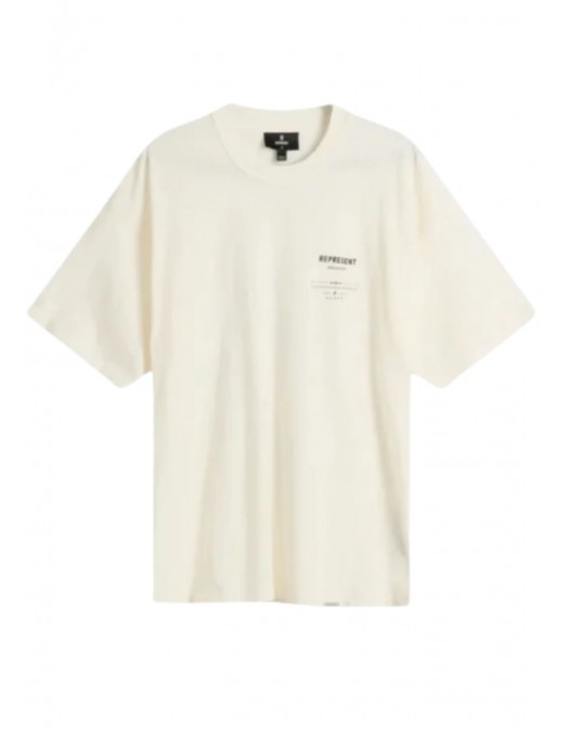 Tricou Represent Revere Manor,Aged White, Oversized fit - MLM10028627