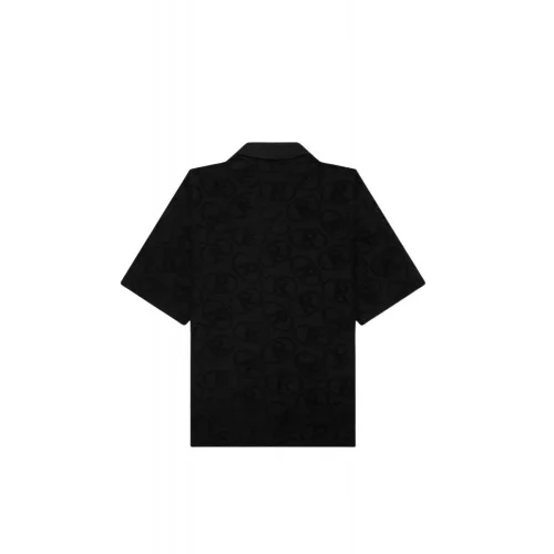 Camasa REPRESENT AOP Towel Shirt - Black