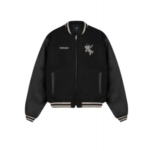 Jacheta Represent, Mascot Wool Varsity, Black Jacheta Represent, Mascot Wool Varsity, Black