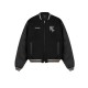 Jacheta Represent, Mascot Wool Varsity, Black - MLM1127001 Jacheta Represent, Mascot Wool Varsity, Black - MLM1127001