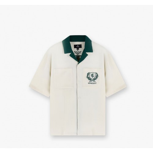 Camasa REPRESENT,Antique White Crest shirt Camasa REPRESENT,Antique White Crest shirt
