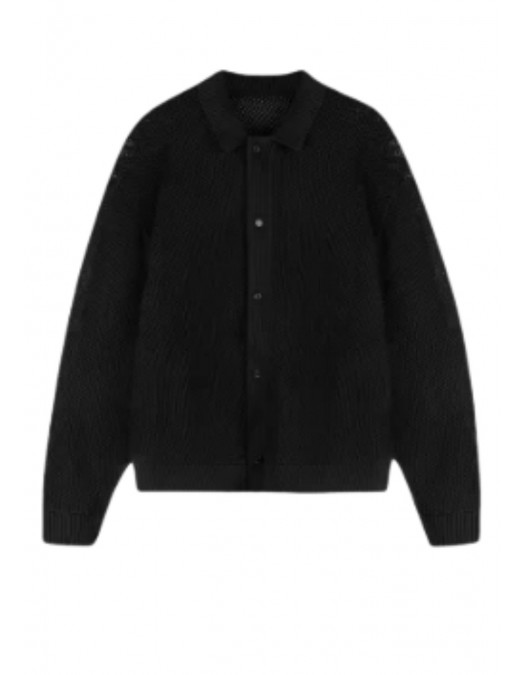 Pulover Represent, Long Sleeve Mesh Knit, Black - MLM382901 Pulover Represent, Long Sleeve Mesh Knit, Black - MLM382901