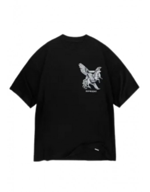 Tricou REPRESENT, Elegance In Motion, Black - MLM4106601 Tricou REPRESENT, Elegance In Motion, Black - MLM4106601