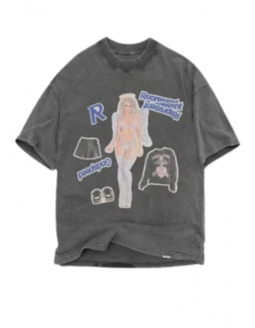 Tricou REPRESENT, Question Your Innocence, Grey - MLM4246020 Tricou REPRESENT, Question Your Innocence, Grey - MLM4246020