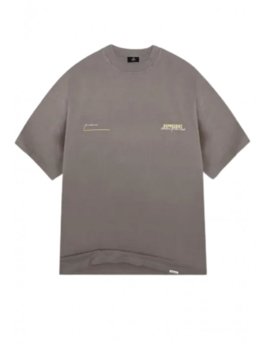 Tricou REPRESENT, Patron Of The Club, Washed Olive - MLM427416 Tricou REPRESENT, Patron Of The Club, Washed Olive - MLM427416