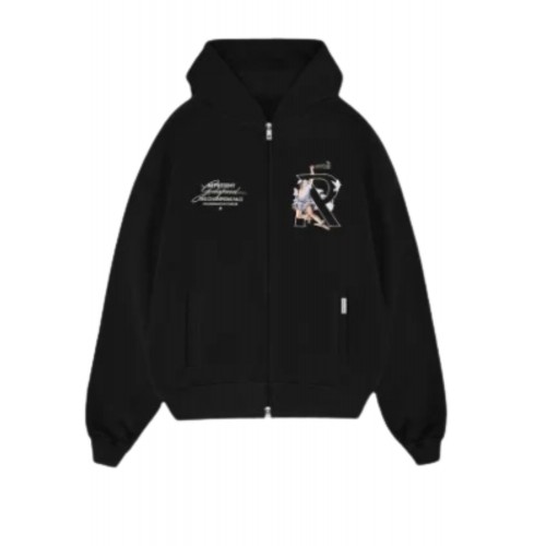 Hanorac REPRESENT, Hermes God, Zip Detail, Black Hanorac REPRESENT, Hermes God, Zip Detail, Black