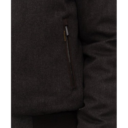 JACHETA MOORER,BELLATI brown down jacket made of wool and cashmere with sheepskin JACHETA MOORER,BELLATI brown down jacket made of wool and cashmere with sheepskin