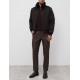 JACHETA MOORER,BELLATI brown down jacket made of wool and cashmere with sheepskin - MOUBO100097TEPA203DG