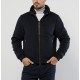 JACHETA MOORERB,Bellati-LS9 blue down jacket in wool and cashmere - MOUBO100097TEPA228