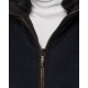 JACHETA MOORERB,Bellati-LS9 blue down jacket in wool and cashmere - MOUBO100097TEPA228