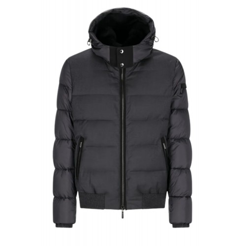 Geaca MOORER ,Wright-SHL hooded quilted jacket Geaca MOORER ,Wright-SHL hooded quilted jacket