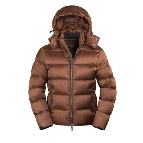 Geaca MOORER, Puffer, Quilted, Whisky