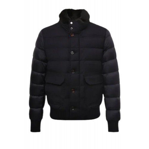 Geaca MOORER, Boomer, Wool, Navy Blue Geaca MOORER, Boomer, Wool, Navy Blue