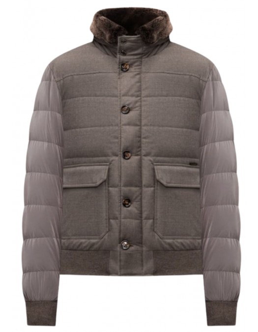 Geaca MOORER, Boomer, Wool, Beige - MOUGI100177TEPAC48 Geaca MOORER, Boomer, Wool, Beige - MOUGI100177TEPAC48