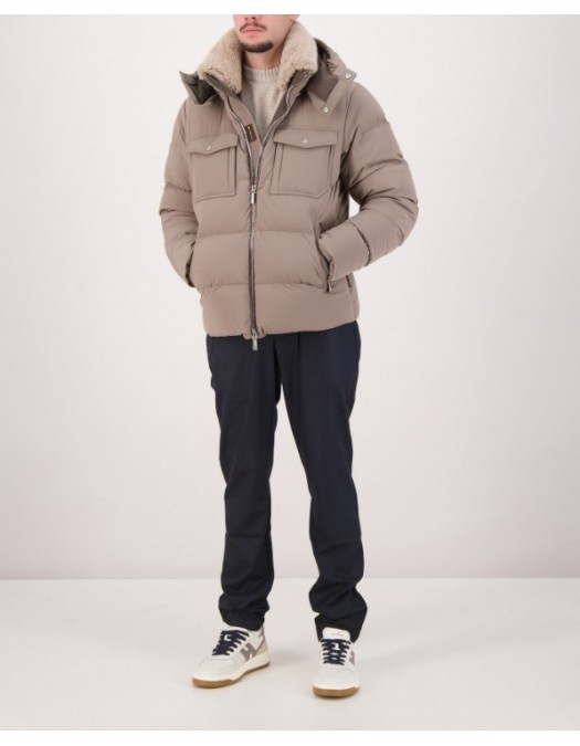 Geaca MOORER, Alarick-KN Jas Beige - MOUGI101114TEPA009 Geaca MOORER, Alarick-KN Jas Beige - MOUGI101114TEPA009