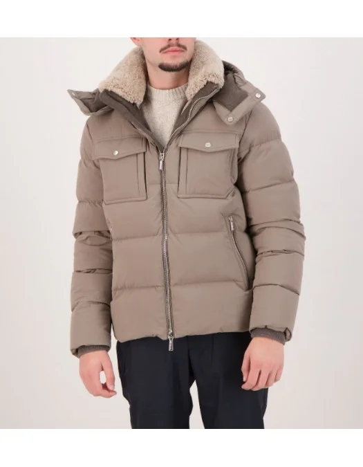 Geaca MOORER, Alarick-KN Jas Beige - MOUGI101114TEPA009