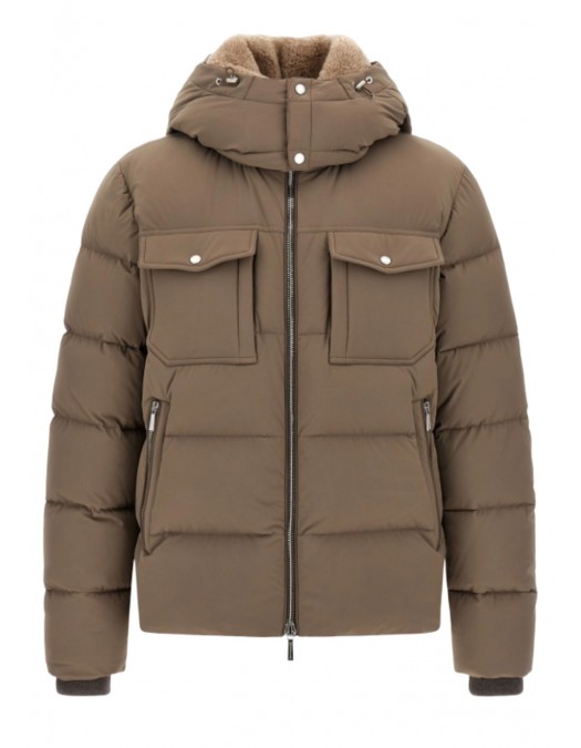 Geaca MOORER, Alarick-KN Jas Beige - MOUGI101114TEPA009 Geaca MOORER, Alarick-KN Jas Beige - MOUGI101114TEPA009