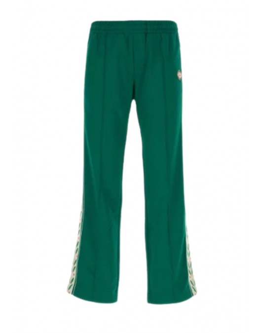 Pantaloni Casablanca, Track Green Pants - MPS24JTR13901GREEN