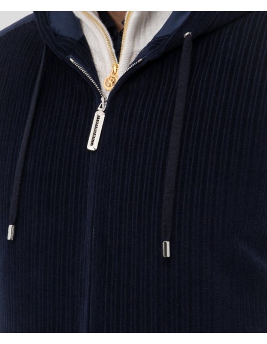 Jacheta STEFANO RICCI, Blue velvet jacket with cashmere - MZJ5300090CTC01T9005 Jacheta STEFANO RICCI, Blue velvet jacket with cashmere - MZJ5300090CTC01T9005
