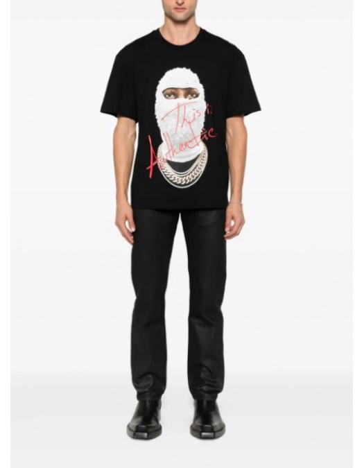 Tricou IH NOM UH NIT, This Is Authentic Mask, Regular, Black - NUS25204009