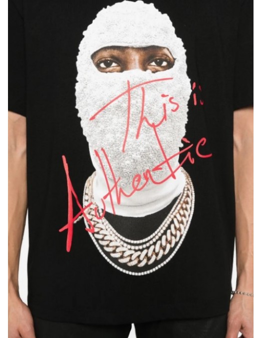 Tricou IH NOM UH NIT, This Is Authentic Mask, Regular, Black - NUS25204009
