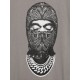 Tricou IH NOM UH NIT, Grey graphic-print T-shirt - NUW25231C48