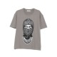 Tricou IH NOM UH NIT, Grey graphic-print T-shirt - NUW25231C48