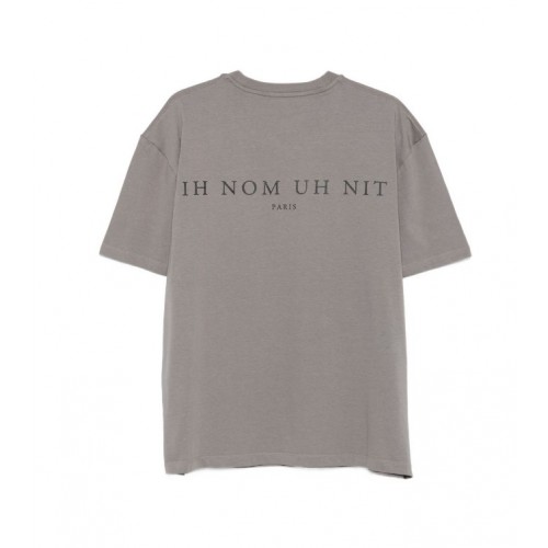Tricou IH NOM UH NIT, Grey graphic-print T-shirt Tricou IH NOM UH NIT, Grey graphic-print T-shirt