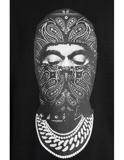 Bluza Ih Nom Uh Nit,Mask Printed Crewneck Sweatshirt - NUW25232009