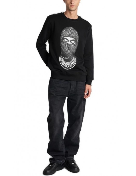 Bluza Ih Nom Uh Nit,Mask Printed Crewneck Sweatshirt - NUW25232009