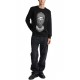 Bluza Ih Nom Uh Nit,Mask Printed Crewneck Sweatshirt - NUW25232009