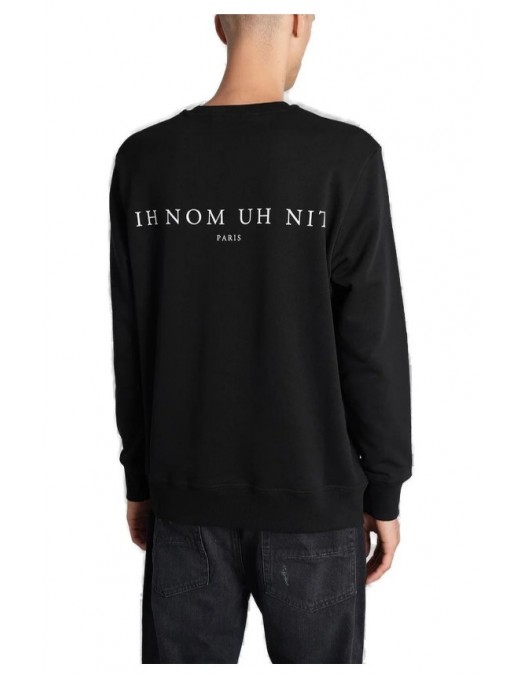 Bluza Ih Nom Uh Nit,Mask Printed Crewneck Sweatshirt - NUW25232009