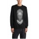 Bluza Ih Nom Uh Nit,Mask Printed Crewneck Sweatshirt - NUW25232009