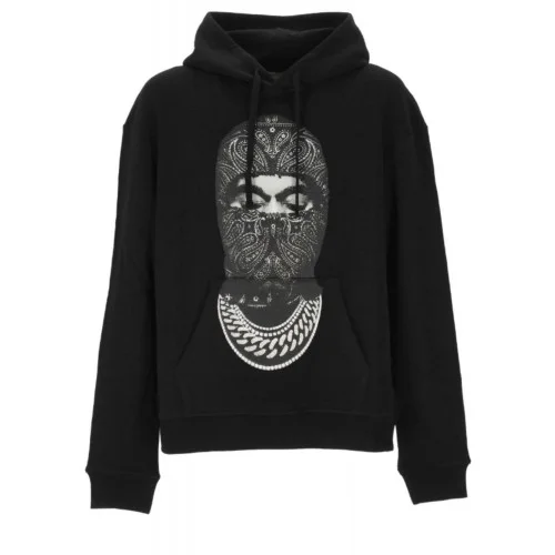 HANORAC IH NOM UH NIT,Black graphic-print