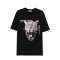 Tricou IH NOM UH NIT, Tiger Print in Front, Negru