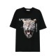 Tricou IH NOM UH NIT, Tiger Print in Front, Negru - NUW25243009