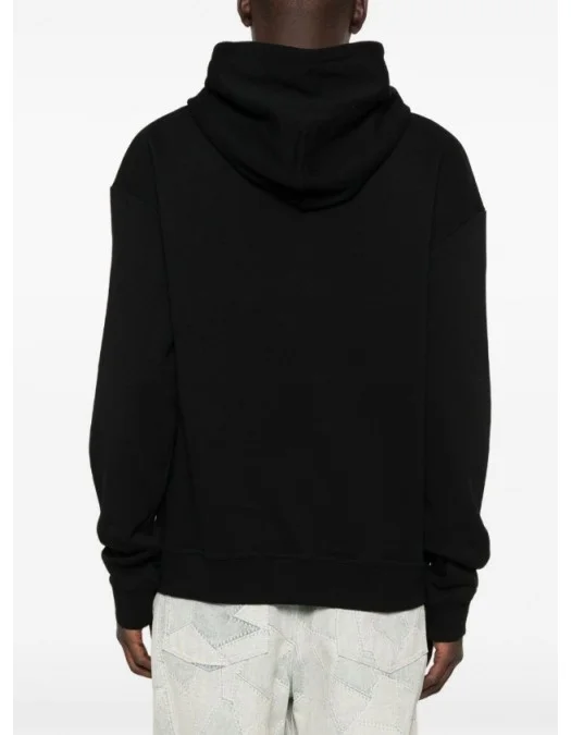 HANORAC IH NOM UH NIT, Black dog-print sweatshirt - NUW25251009