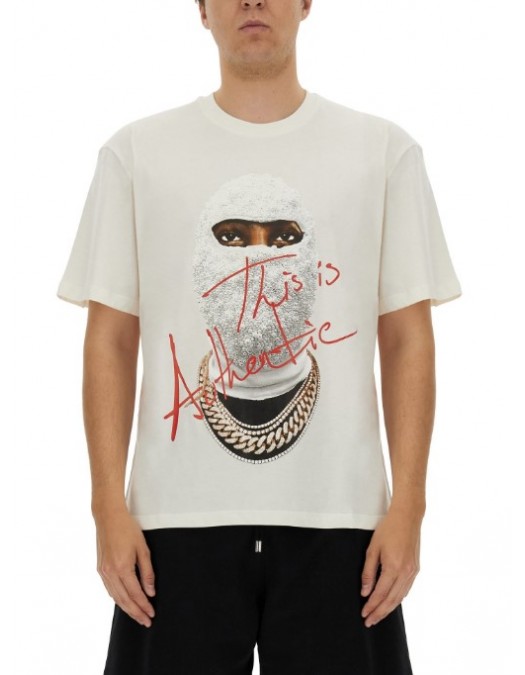 Tricou IH NOM UH NIT, This Is Authentic Mask, Regular, White - NUW25259081
