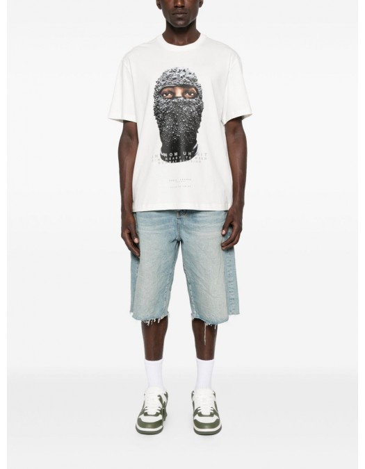 Tricou Ih Nom Uh Nit,White mask-print T-shirt - NUW25265081