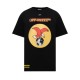 Tricou OFF WHITE, Eagle Print, Yellow Arrow, Black - OMAA027S25JER0081020