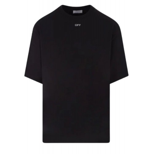 Tricou OFF WHITE, Print Double Moon, Negru Tricou OFF WHITE, Print Double Moon, Negru