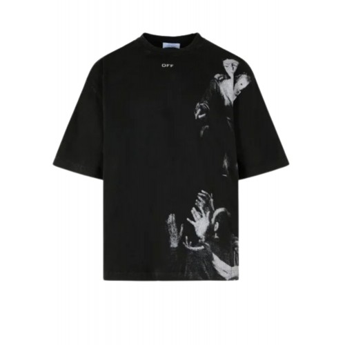 Tricou OFF WHITE, Mary Skate Print, Black Tricou OFF WHITE, Mary Skate Print, Black