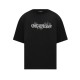 Tricou OFF WHITE, Flowers  Design, Black - OMAA120F24JER00B1001