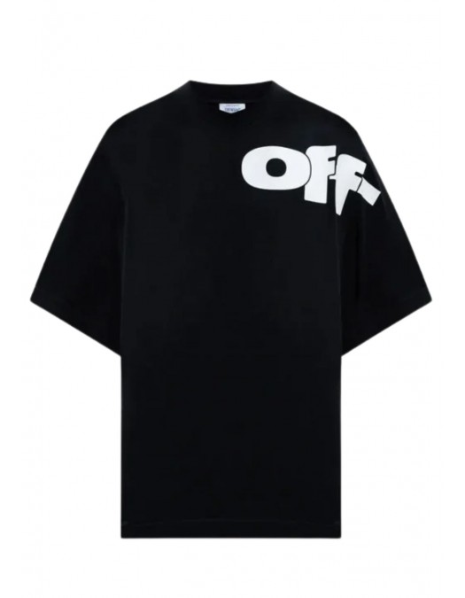 Tricou OFF WHITE, Script Print, Black - OMAA120F24JER00G1001 Tricou OFF WHITE, Script Print, Black - OMAA120F24JER00G1001
