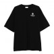 TRICOU OFF WHITE ,Barber Diagonal Skate Logo T-Shirt, Oversized - OMAA120F25JER0071001