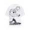Tricou OFF WHITE, Big Croco Print, Oversized, White