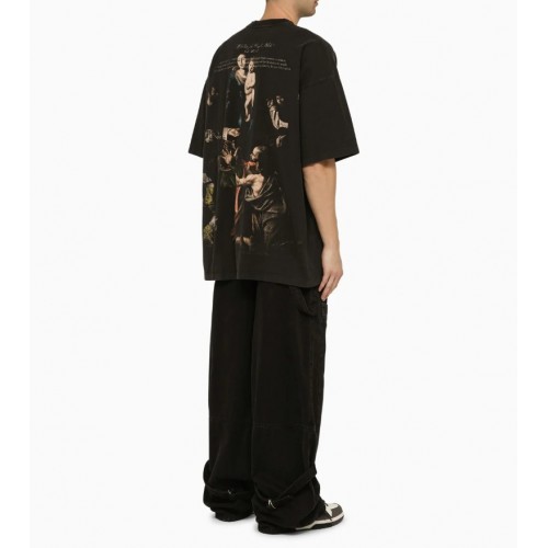 Tricou OFF WHITE, Graphic Print, Oversized Tricou OFF WHITE, Graphic Print, Oversized