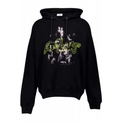 Hanorac OFF WHITE, Script Mary Graphic Print, Black Hanorac OFF WHITE, Script Mary Graphic Print, Black