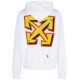 Hanorac OFF WHITE ,Logo Printed Drawstring Hoodie - OMBB085S25FLE00E0115 Hanorac OFF WHITE ,Logo Printed Drawstring Hoodie - OMBB085S25FLE00E0115